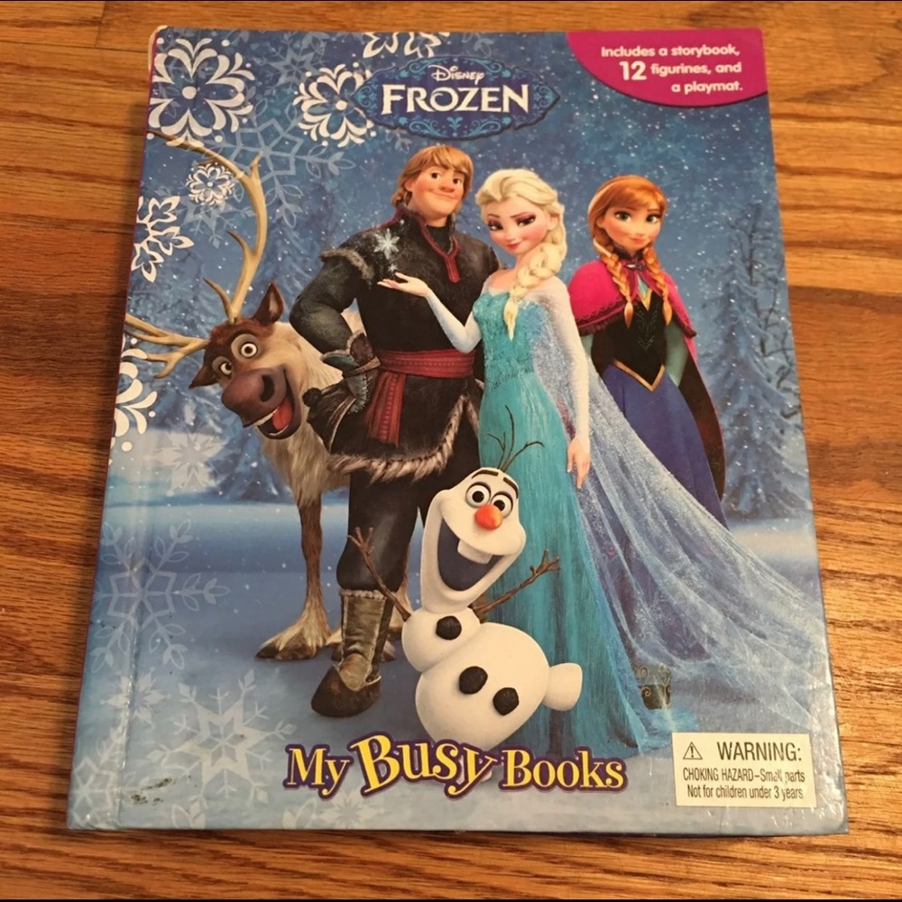 Disney Frozen My Busy Books Storybook & Figurines